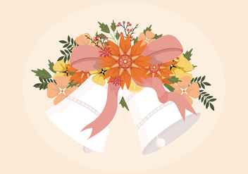 Wedding Bells Illustration - vector gratuit #388405